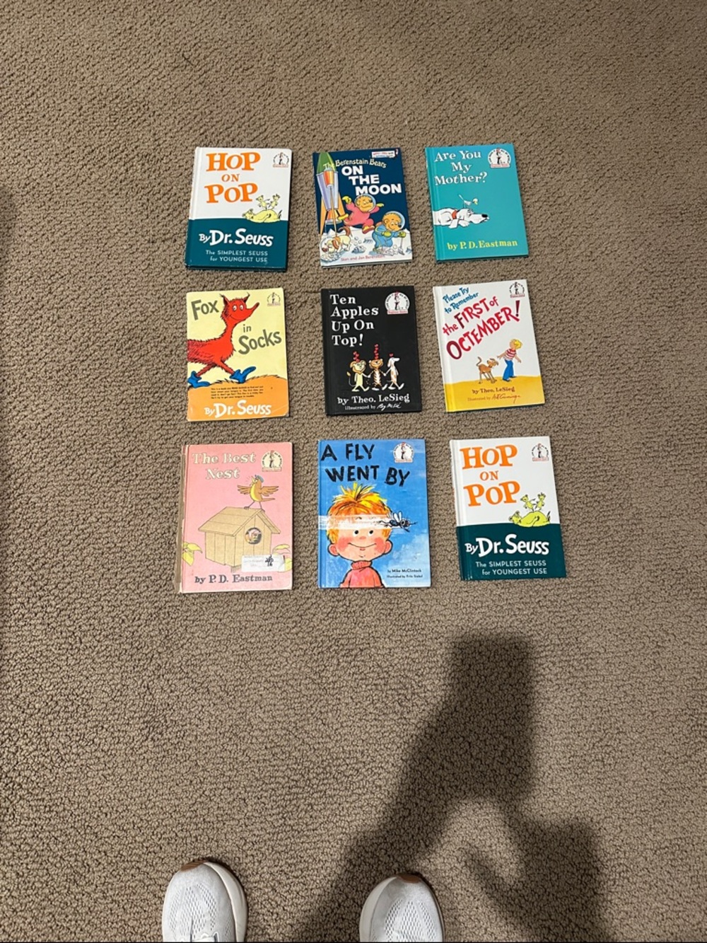 Collection of 9 Classic Children's Board Books - Bright Multi